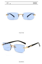 Load image into Gallery viewer, Fashion Rimless Sunglasses Men Women Populare Frameless Sun Glasses Male Female Classic Small Square Summer Traveling Shades