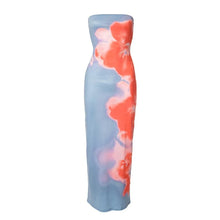 Load image into Gallery viewer, Women's Dresses Summer New Streetwear Fashion Print Casual Slim Dress Sexy Off Shoulder Elegant Female Club Party Dress Clothing