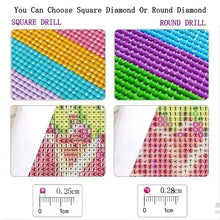 Load image into Gallery viewer, AB Diamond Cross Stitch Painted A bunch of colorful hydrangeas 5D DIY Diamond Embroidery Rhinestone Painting Diamond Painting