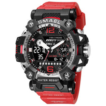 Load image into Gallery viewer, SMAEL Men Watches 50m Waterproof Sports Watch Military Man Sports Watch Digital 8072 Dual Display Watch Quartz Led Digital