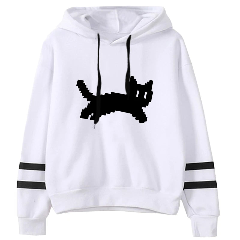 Woman Clothing Hot Sale Daily Womens Sweatshirts Fashion Pullovers Versatile Hoodies Stripe Jogging Casual Printing Sports Style