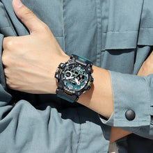 Load image into Gallery viewer, SMAEL Men Watches 50m Waterproof Sports Watch Military Man Sports Watch Digital 8072 Dual Display Watch Quartz Led Digital
