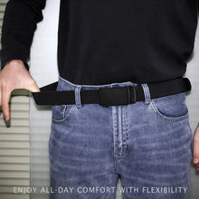 Load image into Gallery viewer, Men Elastic Belt Alloy Automatic Buckle Tough Stretch Nylon Mens Military Tactical Belt Golf Canvas Pants Waistband