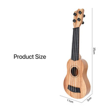 Load image into Gallery viewer, 35cm Children Guitar Toy Can Be Used To Play Elementary Instruments With Paddles Simulating Yukrili Music Toys