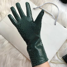 Load image into Gallery viewer, Long Gloves For Women Spring Winter Male Patent Leather Fashion Catwalk Motorcycle Riding Luvas Brilliant Warm Arm Warmer Gants