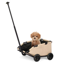 Load image into Gallery viewer, Small Pet Cart 4 Wheels Folding Dog Stroller Lightweight 360° Rotating Trolley Pet Stroller Small Cats Dogs Rolling Cat Carrier