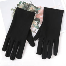 Load image into Gallery viewer, Women Fashion Gloves for Spring Summer Sunscreen Female Thin Solid Color Ceremonial Performance Dance Breathable Driving Gloves