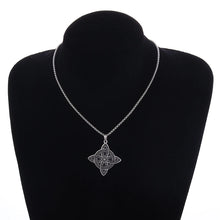 Load image into Gallery viewer, Stainless Steel Witchcraft Witch Knot Pendant Necklace Irish Celtic Knot Lucky Jewelry Anniversary Gift for Men and Women