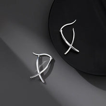 Load image into Gallery viewer, Trendy Jewelry Simply Earrings Unique Geometry Earrings For Women Gift Earings Fashion Jewelry Korean Silver Color Earrings