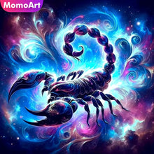 Load image into Gallery viewer, Momoart Diamond Mosaic Scorpion Animal DIY Full Square Diamond Painting Suitable for Beginners Home Bedroom Wall Artwork