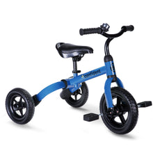 Load image into Gallery viewer, Toddlers Tricycle for 2/3/4/5 Years Old Boy&Girl with Detachable Pedal And Training Wheel Baby Balance Riding Bike Birthday Gift