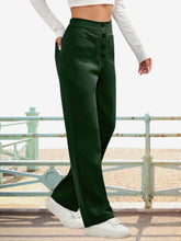 Load image into Gallery viewer, Women Sweatpants 2024 High-Waisted Multi-Pocket Cargo Pants Elegant Full-Length Casual Pants Blackish