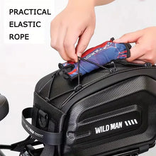 Load image into Gallery viewer, 4L Multifunctional Bicycle Rear Seat Bag Waterproof Cycling Bike Rack Trunk Cargo Bag Pannier Bag Handbag Shoulder Bag