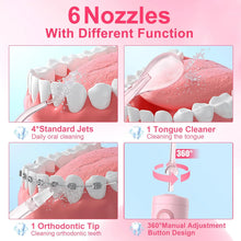 Load image into Gallery viewer, Sejoy Water Flosser for Teeth Cleaning Irrigator dental Cordless Rechargeable Water Flossing Dental Oral