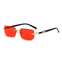 Load image into Gallery viewer, Fashion Rimless Sunglasses Men Women Populare Frameless Sun Glasses Male Female Classic Small Square Summer Traveling Shades