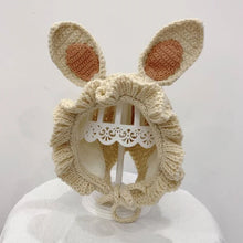 Load image into Gallery viewer, Baby Hats For Girls Winter Knitted Warm Infant Baby Girl Hat 3M-4Years Kids Girls Cap Ear Protection Hats Soft Newborn Bonnet