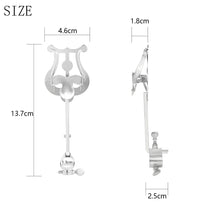 Load image into Gallery viewer, Music Stand Clarinet Trumpet Flute Winds Saxophone Baritone Portable Marching Sheet Music Stands Musical Instruments Accessories