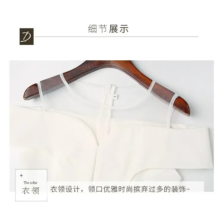 Women's Clothing White Off-Shoulder Dress New Summer Elegant Simple Style Slim Fit A-Line Midi Dress Fresh Chic Casual Fashion