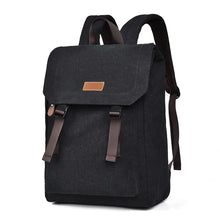 Load image into Gallery viewer, Mens Canvas Backpack Retro Style Large Capacity Bag with Buckle Straps