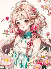 Load image into Gallery viewer, 5D Diamond Painting Anime Girl DIY Cartoon Cross Stitch Full Square Round Diamond Mosaic Embroidery Art Home Decoration Gift