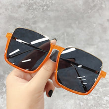 Load image into Gallery viewer, Sunglasses Women Oversize Travel Luxury Brand Design New Drive Semi-Rimless Square Frame Vintage Sun Glasses Ladies Men Unisex