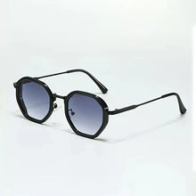 Load image into Gallery viewer, 2025 New Vintage Sunglasses for Women Modern Fashionable Octagonal Glasses with Black Lenses Golden Edging Sun Glasses UV400