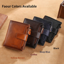Load image into Gallery viewer, Wallet men's genuine leather 2024 new money bag short clip men's silver wallet card holder large capacity