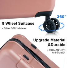 Load image into Gallery viewer, ZHUISHU Luggage 3 Piece Sets with Spinner Wheels ABS+PC Lightweight Travel Luggage Bags Sets for Holidays