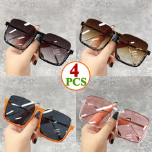 Load image into Gallery viewer, Sunglasses Women Oversize Travel Luxury Brand Design New Drive Semi-Rimless Square Frame Vintage Sun Glasses Ladies Men Unisex