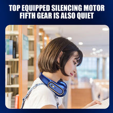 Load image into Gallery viewer, Hanging Neck Fan Digital Display Power Ventilador Bladeless Neckband Fan Portable Mini Air Cooler USB Rechargeable Electric Fans