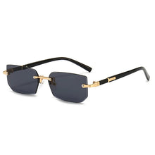 Load image into Gallery viewer, Fashion Rimless Sunglasses Men Women Populare Frameless Sun Glasses Male Female Classic Small Square Summer Traveling Shades