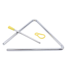 Load image into Gallery viewer, Musical Instrument Rhythm Band Educational Preschool Triangled Percussion 4/5/6/7/8/ inch