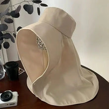 Load image into Gallery viewer, Summer Hats for Women Outdoor UV Anti Neck Protection Sun Visors for Lady Fishing Hiking Wide Brim Shawl Sunscreen Ponytail Cap