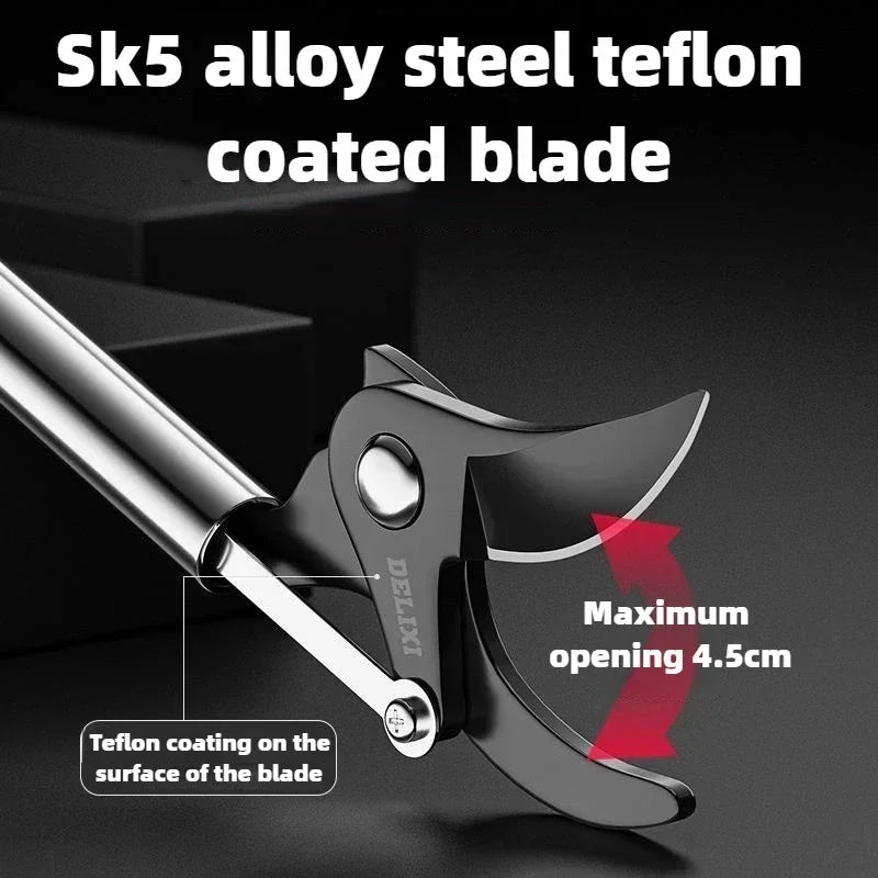 Garden Tree Pruning Scissors Universal Cutters Stainless Steel Pruning Shears Gardening Pruners High Branch Telescopic Hand Tool