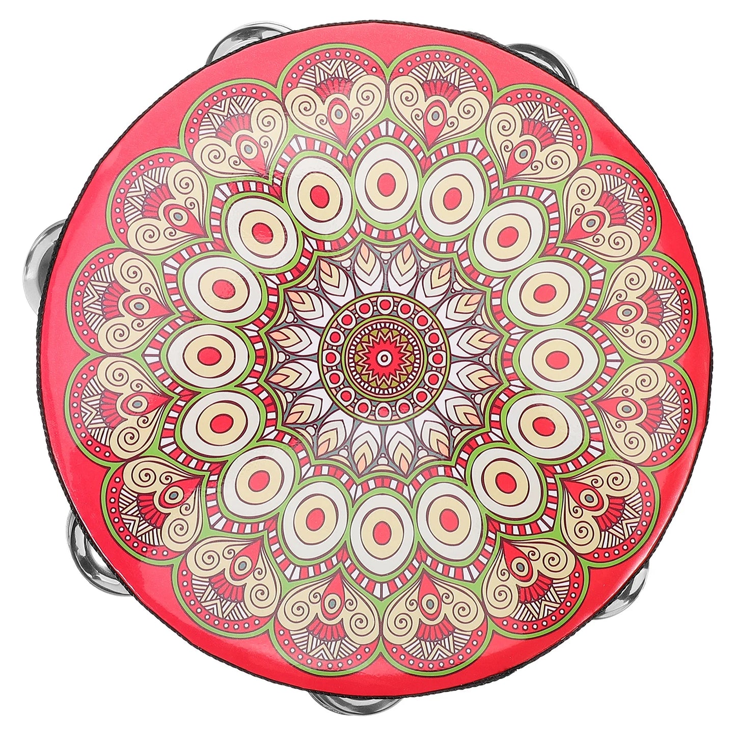 Single Row Hand Drum Tambourine Musical Instrument Adult Percussion Drums Professional Stage Dance Steel Wood Bohemian Kids