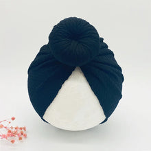 Load image into Gallery viewer, Knotted Hats for Baby Girl Beanie Bow Headband Infant Turban Newborn Head Accessories Winter Hat Warm Bonnet Caps Mother Kids