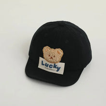 Load image into Gallery viewer, Kids Baby Boy Baseball Cap Cartoon Bear Embroidery Summer Trucker Hat Beach Sun Hat for Toddler Newborn Outdoor