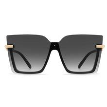 Load image into Gallery viewer, Women Men Sun Glasses Streetwear Large Frame Eyewear GogglesHollow Out Square One-piece Sunglasses Women MenGlasses