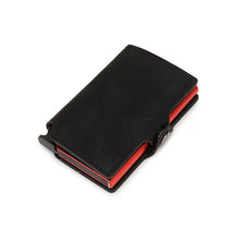 Load image into Gallery viewer, Anti Rfid Credit Card Holder Men Wallet Metal Smart Slim Thin Wallet Bank Credit Cardholder Case