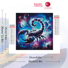 Load image into Gallery viewer, Momoart Diamond Mosaic Scorpion Animal DIY Full Square Diamond Painting Suitable for Beginners Home Bedroom Wall Artwork