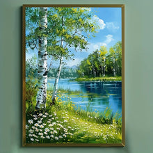 Load image into Gallery viewer, 1pc frameless 5D Diamond Painting Kit,Landscape,Full Diamond Art Set,Round Diamond DIY Craft Project,Suitable for Beginner and D