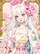 Load image into Gallery viewer, 5D Diamond Painting Anime Girl DIY Cartoon Cross Stitch Full Square Round Diamond Mosaic Embroidery Art Home Decoration Gift
