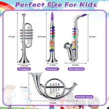 Load image into Gallery viewer, Classical Clarinet Trumpet Saxophone Imitation Musical Instrument Toys Boys Girl Early Education Learning Tool for Kids Children