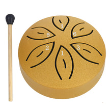 Load image into Gallery viewer, 6/3 Inch 11/6 Notes Mini Handpan Drum Finger Picks Percussion Instruments Sound Healing Steel Tongue Drum for Meditation Yoga