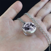 Load image into Gallery viewer, Solar System Planet Necklace Moon Earth Jupiter Neptune Mars Venus Mercury Glass Ball Pendant Necklace Fashion Christmas Gift