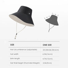 Load image into Gallery viewer, OhSunny Fisherman Hats for Women,Womne's Bucket Sunhat Double-Sided Wearing,UPF50+ Large Brim Hiking Hats with Ponytail Hole
