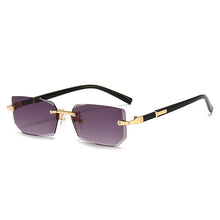Load image into Gallery viewer, Fashion Rimless Sunglasses Men Women Populare Frameless Sun Glasses Male Female Classic Small Square Summer Traveling Shades