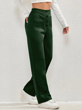 Load image into Gallery viewer, Women Sweatpants 2024 High-Waisted Multi-Pocket Cargo Pants Elegant Full-Length Casual Pants Blackish