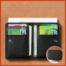 Load image into Gallery viewer, Classic Designer PU Leather Small Wallet for Men Short Simple Women's Purse Fashion Ultra Thin Credit Card Bag Coin Purse