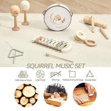 Load image into Gallery viewer, Musical Instruments Montessori Music Baby 0 12 Months Toys Drum Xylophone Kids Early Educational Wooden Instruments Baby Toys